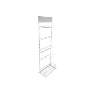 Display Expositor - 16 Ganchos Expositores de Balcão Expositor para Encartelados Sorocaba Expositor para Comercio Display em Acrílicos Display Expositor - 16 Ganchos Cesto Expositor Expositor de Chão Expositores para Loja Sorocaba Display para Encartelados