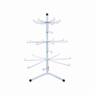 Porta Chaveiro Bijuterias Giratório Ferro Branco Expositores de Balcão Expositor para Encartelados Sorocaba Expositor para Comercio Display em Acrílicos Porta Chaveiro Bijuterias Giratório Ferro Branco Cesto Expositor Expositor de Chão Expositores para Loja Sorocaba Display para Encartelados